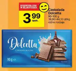 Delikatesy Centrum Czekolada Dolcetta 90g oferta