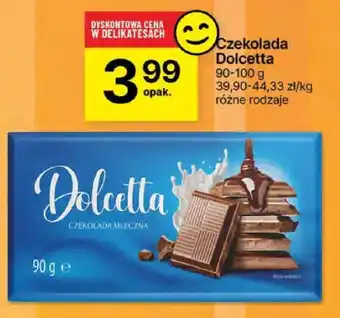Delikatesy Centrum Czekolada Dolcetta 90g oferta