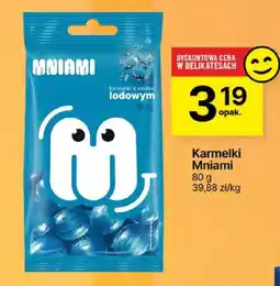 Delikatesy Centrum Karmelki Mniami lodowym 80g oferta
