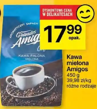 Delikatesy Centrum Kawa mielona Amigos 450g oferta