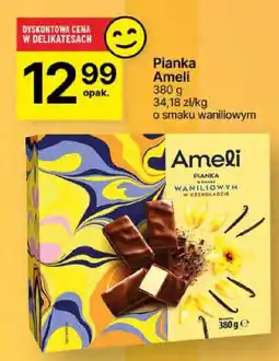 Delikatesy Centrum Pianka Ameli waniliowym 380g oferta