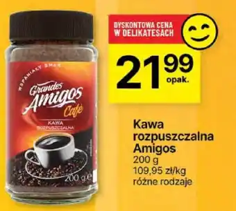 Delikatesy Centrum Kawa rozpuszczalna Amigos 200g oferta