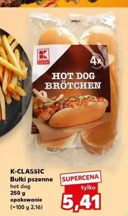 Kaufland Bułki pszenne hot dog K-classic oferta