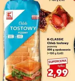 Kaufland Chleb tostowy pszenny K-classic oferta