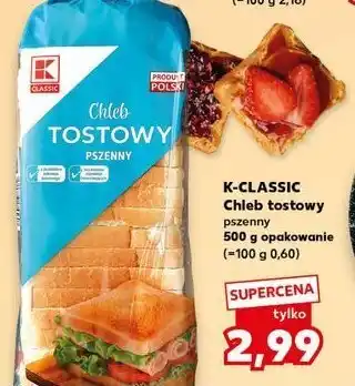 Kaufland Chleb tostowy pszenny K-classic oferta