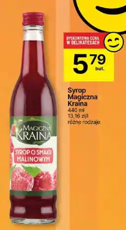 Delikatesy Centrum Syrop Magiczna Kraina malinowym 440ml oferta