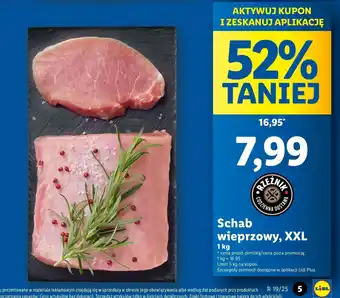 Lidl Schab wieprzowy bez kości Rzeźnik codzienna dostawa oferta