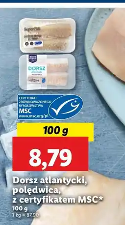 Lidl Dorsz atlantycki - polędwica Rybny targ lidla oferta
