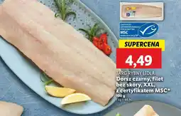 Lidl Dorsz czarny polędwica Rybny targ lidla oferta