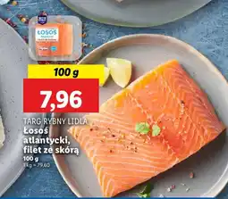 Lidl Łosoś atlantycki filet ze skórą Rybny targ lidla oferta