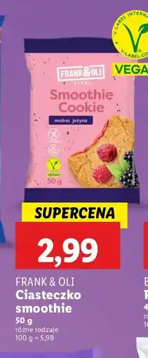 Lidl Ciastko smoothe malina jeżyna FRANC OLI VITAL oferta