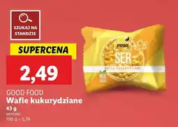 Lidl Wafle średnie kukurydziane o smaku sera Good food oferta