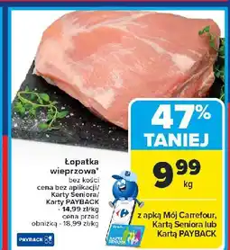 Carrefour Market Łopatka wieprzowa bez kości oferta