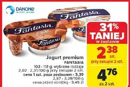 Carrefour Market Jogurt z mleczną czekoladą Danone fantasia e. wedel oferta