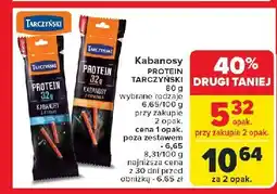 Carrefour Market Kabanosy z szynki Tarczyński protein oferta