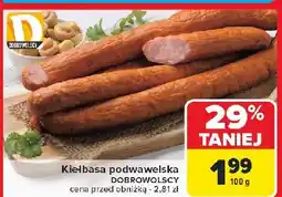 Carrefour Market Kiełbasa podwawelska Dobrowolscy oferta