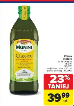 Carrefour Market Oliwa z oliwek extra vergine Monini classico oferta