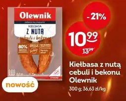 Żabka Kiełbasa z nutą cebuli i bekonu Olewnik oferta