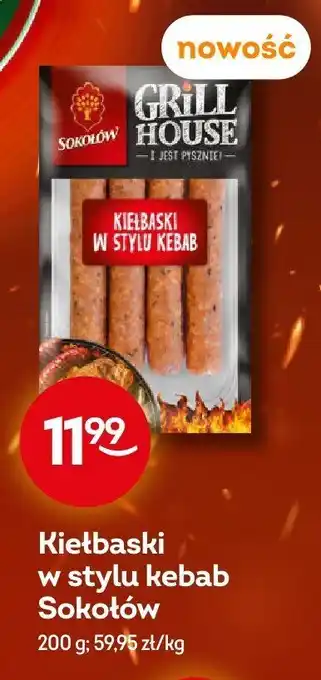 Żabka Kiełbaski w stylu kebab Sokołów oferta