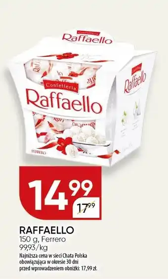 Chata Polska Raffaello 150 g Ferrero oferta