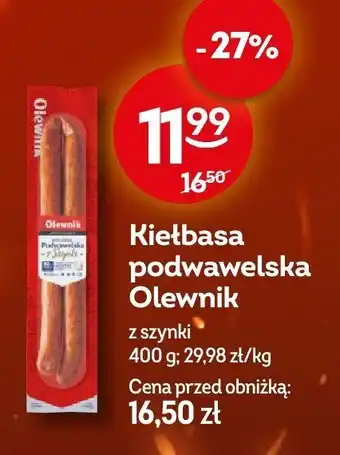 Żabka Kiełbasa podwawelska Olewnik oferta