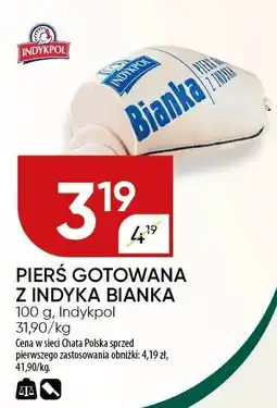 Chata Polska Pierś gotowana z indyka Bianka 100 g Indykpol oferta