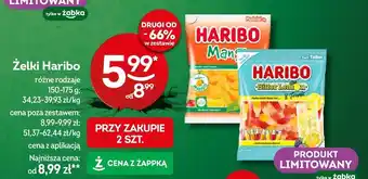 Żabka Żelki Haribo różne rodzaje 150-175g oferta