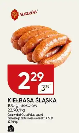 Chata Polska Kiełbasa śląska 100 g Sokołów oferta