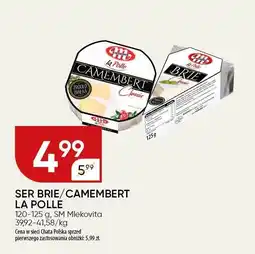 Chata Polska Ser brie/camembert La Polle 120-125 g SM Mlekovita oferta