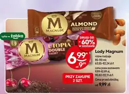 Żabka Lody Magnum różne rodzaje 85-110ml oferta