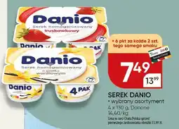 Chata Polska Serek homogenizowany Danio truskawkowy 4x130g Danone oferta