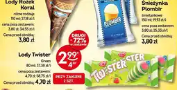 Żabka Lody Twister Green 80ml oferta