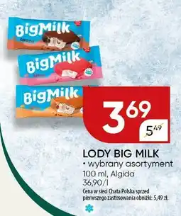 Chata Polska Lody Big Milk Algida oferta
