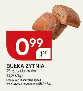 Chata Polska Bułka żytnia La Lorraine oferta