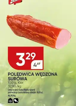 Chata Polska Polędwica wędzona surowa 100 g Kier oferta