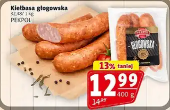 Prim Market Kiełbasa głogowska Pekpol 400g oferta