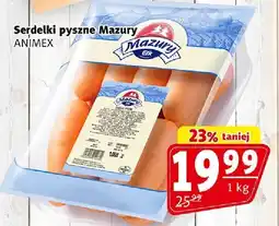Prim Market Serdelki pyszne Mazury Animex 1kg oferta