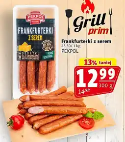 Prim Market Frankfurterki z serem Pekpol 300g oferta