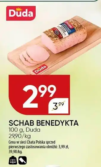 Chata Polska Schab benedykta 100 g Duda oferta