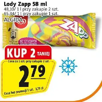 Prim Market Lody Zapp 58 ml Algida oferta