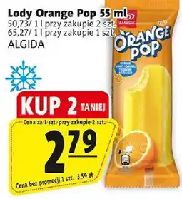 Prim Market Lody Orange Pop 55 ml Algida oferta