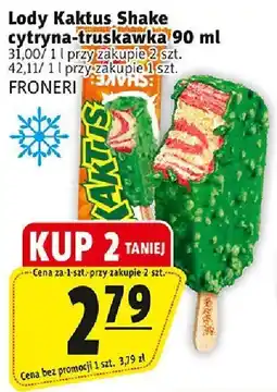 Prim Market Lody Kaktus Shake cytryna-truskawka 90 ml Froneri oferta