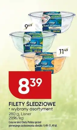 Chata Polska Filety śledziowe 280 g Lisner oferta