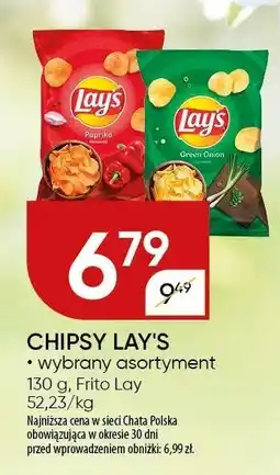 Chata Polska Chipsy Lay's Frito Lay oferta