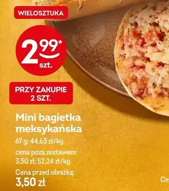Żabka Mini bagietka meksykańska 67g Żabka oferta