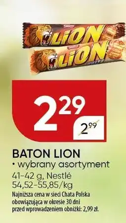 Chata Polska Baton Lion Nestlé oferta