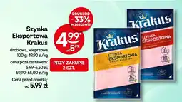 Żabka Szynka Eksportowa Krakus drobiowa, wieprzowa 100g oferta