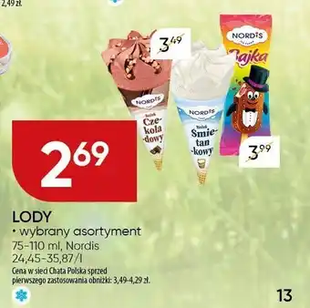 Chata Polska Lody Nordis oferta