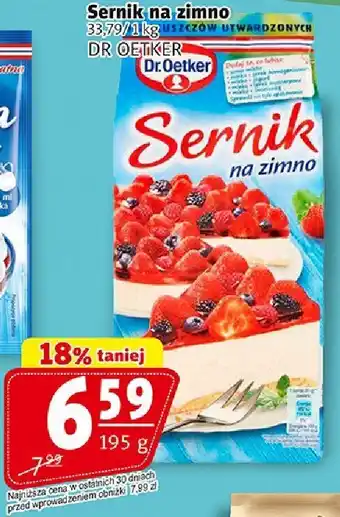 Prim Market Sernik na zimno 195g Dr Oetker oferta