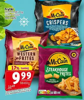 Prim Market Frytki McCain różne rodzaje 500-650g oferta